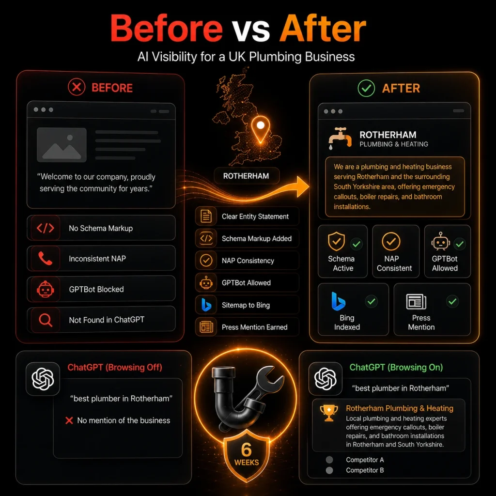 Worked Example: A UK Plumbing Business Before and After