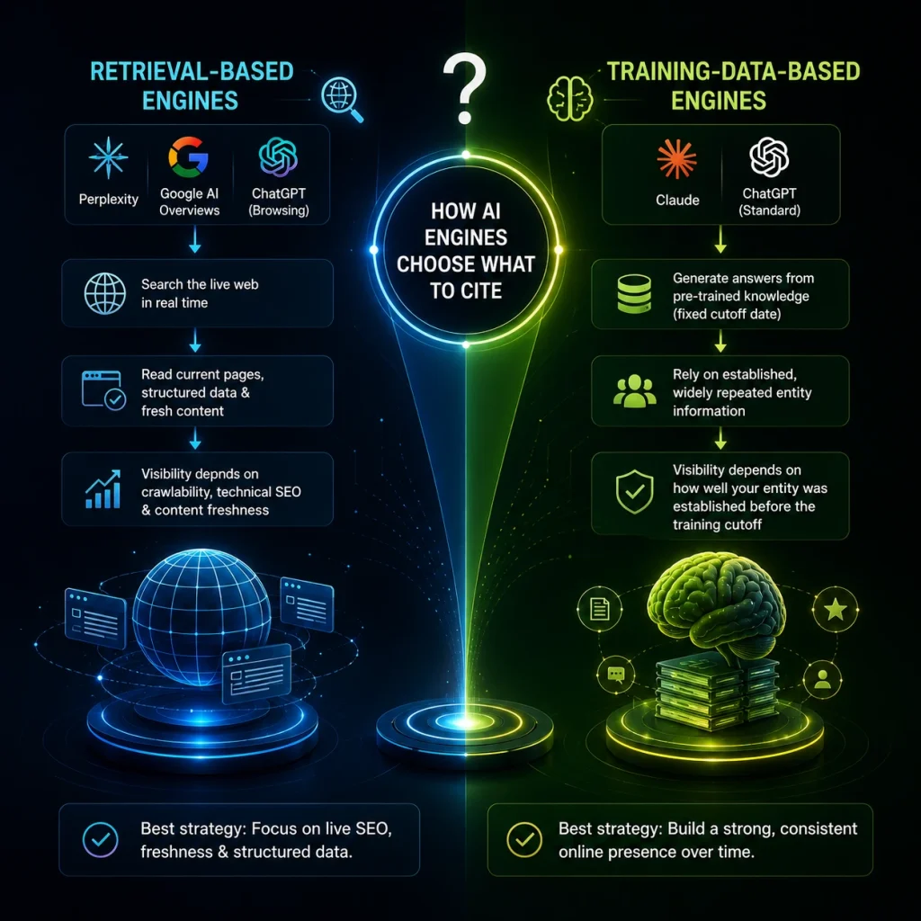 How Generative Engines Choose What to Cite